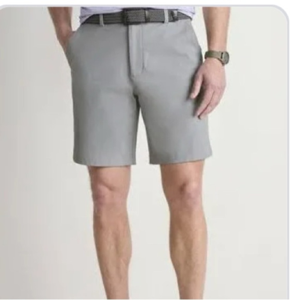 Vineyard Vines Men's On The Go Shorts Size 30 9” Performance Barracuda Gray NWT